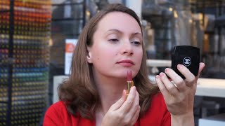 2019 Holiday Collection Chanel Rouge Allure Lipstick 807 Rouge Delicieux [upl. by Navada]