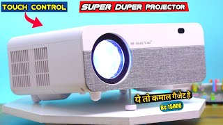 Egate K9 Pro Max Android Projector Unboxing Detailed Review  Best Projector Under Rs 15000 [upl. by Enra137]