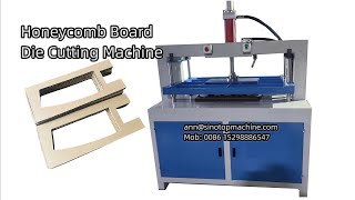 Honeycomb Board Die Cutting Machine to India [upl. by Yreffeg]