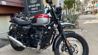 Yezdi Scrambler first service detailed experience  Cost  Spare Part availability [upl. by Campball]