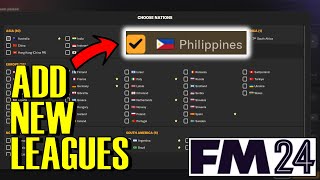 How To Load New Leagues Into Football Manager [upl. by Fredette938]