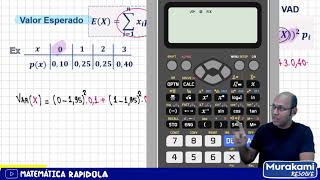 Variância de uma variável aleatória discreta ✅ INTRODUÇÃO À ESTATÍSTICA [upl. by Noletta]