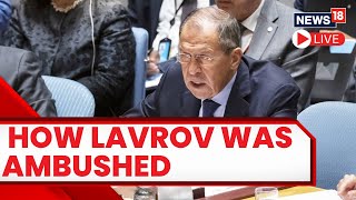 Russia’s Lavrov Receives Blistering Criticism For The Kremlin’s War In Ukraine At UN  Russia News [upl. by Neenwahs]