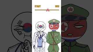 SOUTH KOREA AND NORTH KOREA HOLD THEIR BREATH 🇰🇷 🇰🇵 countryhumans [upl. by Melar24]