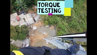 Mountain Trekking  Torque Test and Zinga Painting with KaTore PH  Work Vlog  Tower Testing [upl. by Vanessa648]