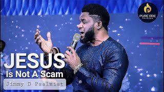 Jesus Is Not A Scam Lyrics Video  Jimmy D Psalmist [upl. by Dogs]