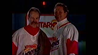 Lottario Legends Darryl SittlerLanny McDonald commercial 1995 [upl. by Whitaker]