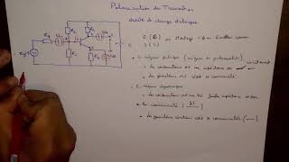 1Transistor bipolaire droite de charge statiquequot régime de polarisationquot [upl. by Enelloc]