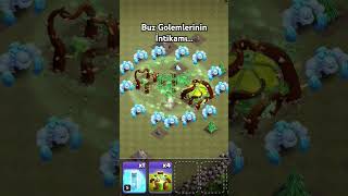 Buz Golemlerinin İntikamı  Clash of Clans  cocclangames youtubeshorts cocclans games [upl. by Violetta836]