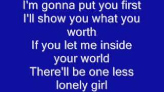 Justin Bieber  One Less Lonely Girl Lyrics [upl. by Toft]