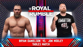 FULL MATCH Daniel Bryan Vs Dean Ambrose TABLES MATCH WWE2K24 PS5 [upl. by Coreen]