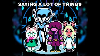 Saying a lot of things as Deltarune characters [upl. by Refeinnej]