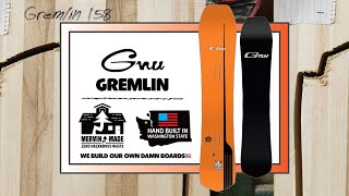 GREMLIN  20222023 GNU SNOWBOARD [upl. by Airotnahs513]