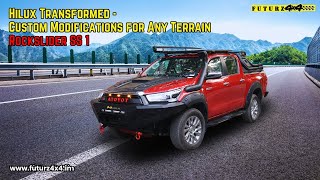 Hilux Transformed Custom Modifications for Any Terrain  Rockslider SS 1Futurz4x4 [upl. by Nawrocki165]