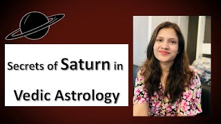 Saturn in Vedic Astrology  Shani [upl. by Liborio]