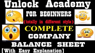 Company Balance Sheet [upl. by Sudbury]