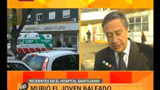 Muerte y tensión en el Santojanni habla Jorge Gilardi  Telefe Noticias [upl. by Ariamo113]