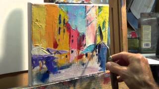 How to Oil Paint Tips tricks with the palette knife [upl. by Malik]