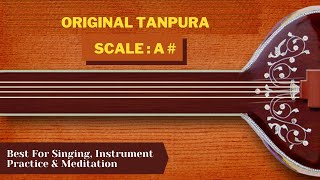 Morning Riyaz On Tanpura A Scale  1 Hour Loop  Tanpura For Vocal Instrument Practice [upl. by Ko]