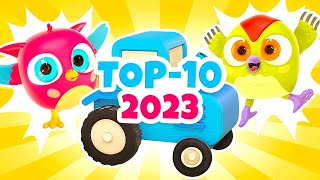 Top 10 delle canzoni per bambini del Gufetto Hophop Canzoni educative Nursery rhymes in italiano [upl. by Aldus]