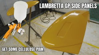 Spraying Cellulose Paint for the first time [upl. by Jarad595]