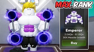 We Finally Unlocked Emperor Body Alter in Roblox Gym League [upl. by Eisso]