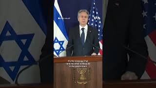 Blinken Pledges US Support for Israel  VOA News shorts [upl. by Buff]