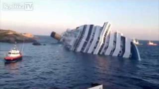 Costa Concordia accident video January 2012 Italy [upl. by Ynetsed308]