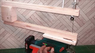 Amazing ideas  How to convert an electric curved saw into an electric jigsaw [upl. by Schlenger361]