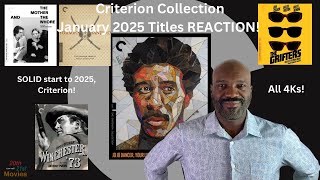 Criterion Collection January 2025 Titles REACTION [upl. by Eustazio720]