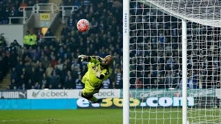 Ali AlHabsis fantastic saves against Crystal Palace [upl. by Grieve316]