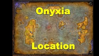 Onyxias Lair Location amp Entrance  World of Warcraft Legion [upl. by Akanke357]