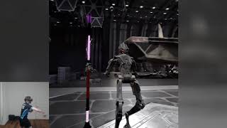 Vader Immortal Lightsaber Dojo  Final Level  Oculus Quest gameplay [upl. by Keyek586]