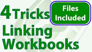 4 Tricks for Linking Workbooks in Excel [upl. by Aseret860]