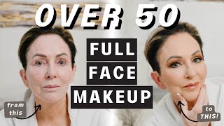 Over 50 Full Face Makeup TUTORIAL  Healthy Habits to Look amp Feel Your Best [upl. by Leiad]