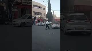 Palestinian youths set fire to an Israeli settlers vehicle used to commit acts of violence [upl. by Ollie352]