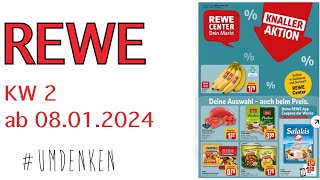 Rewe Hannover Prospekt Angebote Aktionen  Rabatte  Discounter KW 2 ab 08012024  Supermarkt [upl. by Sidnee]