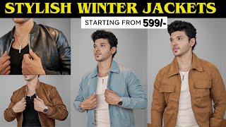 WINTER JACKET STARTING FROM 599  AFFORDABLE WINTER JACKETS FOR MEN  Yash Kadam [upl. by Andres]