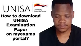 2023  How to download UNISA Examination Paper on myxams portal and submit your examination script [upl. by Niliac]