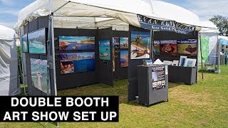 How to set up an art show booth in 60 seconds [upl. by Ednyl]