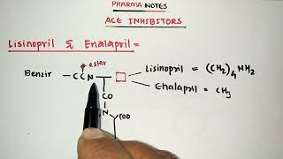 Structure of ACE inhibitors Trick  MEDICINAL CHEMISTRY  GPAT  NIPER  Vikas Bopinwar [upl. by Debbi630]