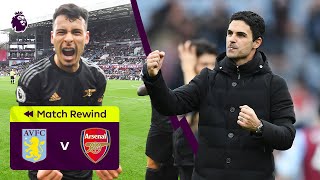 INJURY TIME DRAMA amp JORGINHO SCREAMER 🚀  Aston Villa 24 Arsenal  Highlights [upl. by Bartholomeo656]