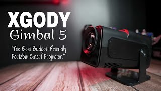 XGODY Gimbal 5 Portable Smart Projector  The Best Portable Projector On A Budget [upl. by Lazare45]