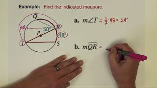 INSCRIBED ANGLES AND POLYGONS [upl. by Enyallij979]