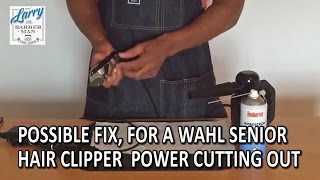 Wahl Senior Power Switch Possible Fix When The Power Persistently Cuts Out [upl. by Aieka]