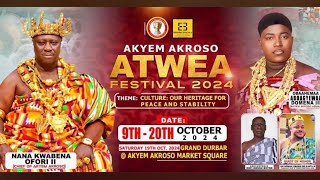 AKYEM AKROSO FESTIVAL 2024 GRAND DERBUR [upl. by Marks403]