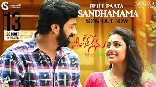 Sandhamama Pelli paata Full Lyrical Song  Neethone Nenu  Vikas Vashista  Mokksha  Kushitha [upl. by Atsillak]