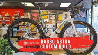 Basso Astra  Ultegra Di2  Custom build wheels [upl. by Atiuqer283]