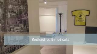 Bedkast Loft van Boone met Sofa 140 x 200 [upl. by Jak]