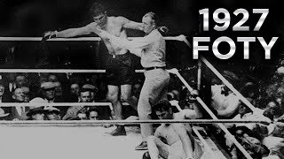 1927 Fight of the Year  Gene Tunney vs Jack Dempsey II [upl. by Lurette]